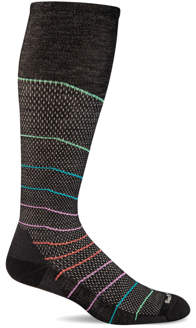 Sockwell Women’s Interval Knee High | Firm Graduated Compression Socks - Black