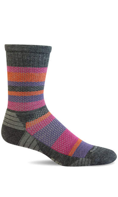 Sockwell Women’s Journey Crew | Moderate Graduated Compression Socks - Charcoal