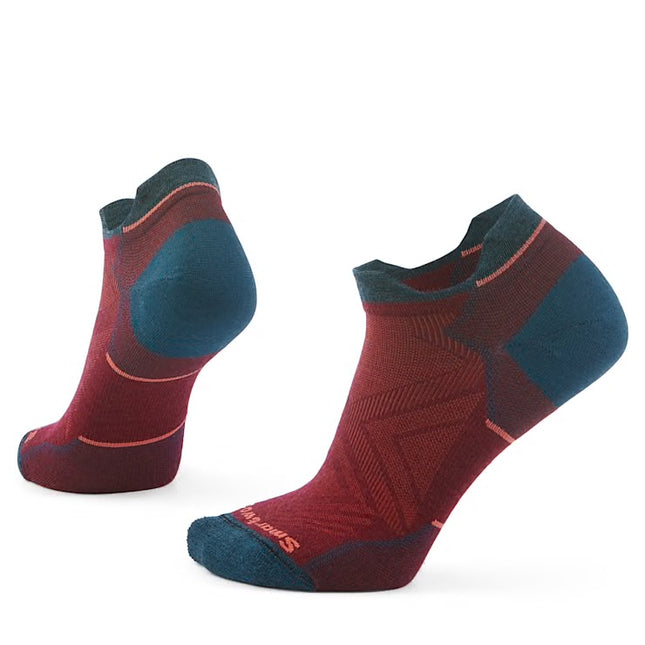 Smartwool Run Zero Cushion Low Ankle Sock (Women's) - Tibetan Red