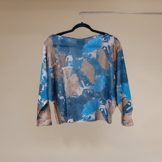LOOWIE Printed Knitted Sweater