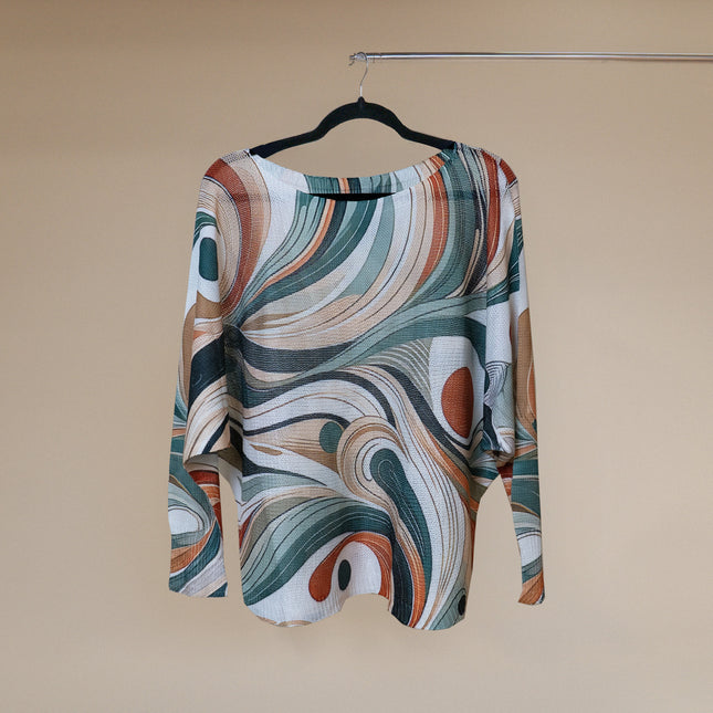 LOOWIE Printed Knitted Sweater