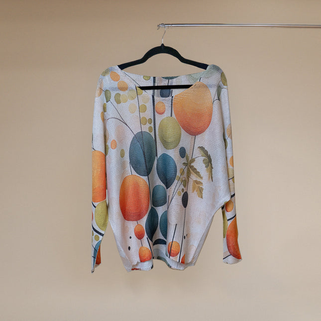 LOOWIE Printed Knitted Sweater