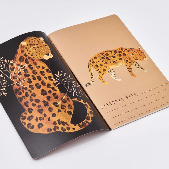 BV by Bruno Visconti Leopard Notebook
