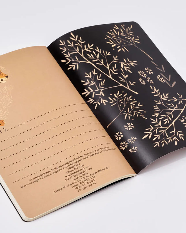 BV by Bruno Visconti Leopard Notebook