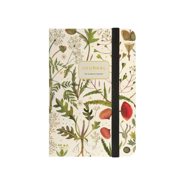 BV by Bruno Visconti Hard Cover Journal A5 - Greens and Flowers