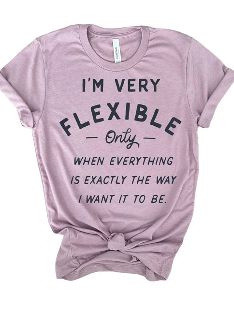 Control Freak Hilarious Relatable Flexible Mama Graphic Tee - Orchid