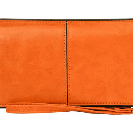 22 Tote Vegan Leather Wristlet Wallet