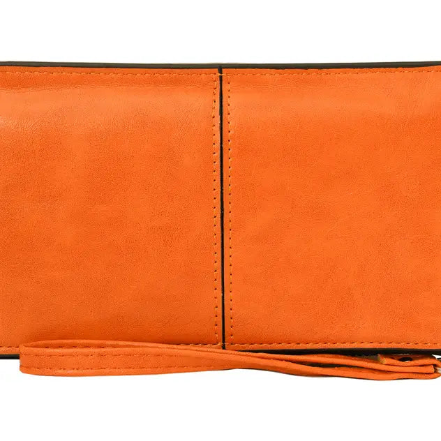 22 Tote Vegan Leather Wristlet Wallet