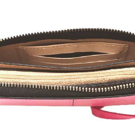 22 Tote Vegan Leather Wristlet Wallet