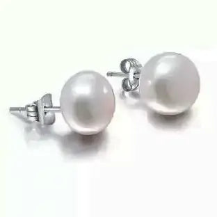 10mm Freshwater Pearl Stud Earrings