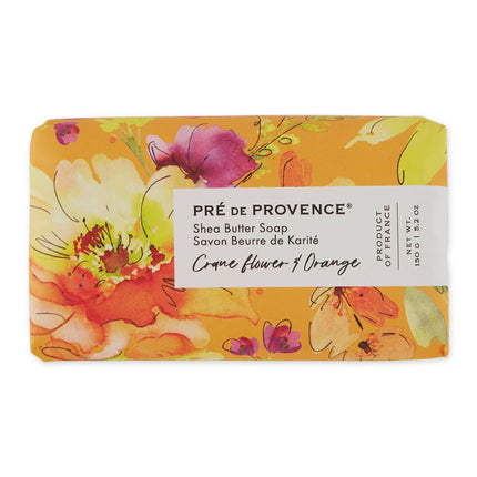 PRÉ DE PROVENCE Crane Flower & Orange Soap Bar - 150G