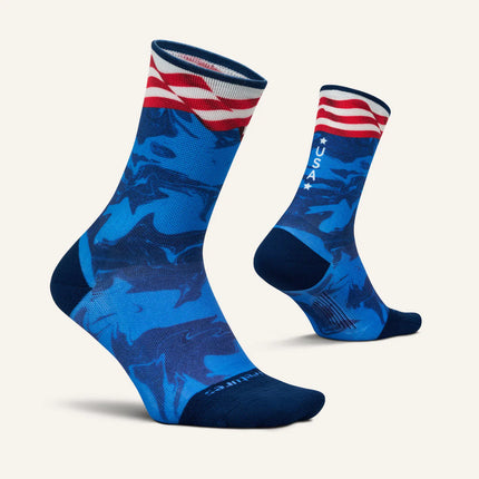 Feetures Elite Light Cushion Mini Crew - Limited Edition - USA