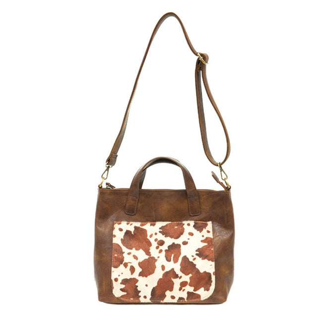 Joy Susan Faux Fur Pocket Convertible Tote