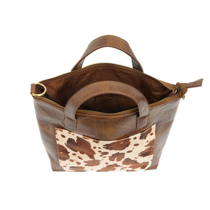 Joy Susan Faux Fur Pocket Convertible Tote