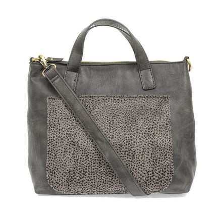 Joy Susan Faux Fur Pocket Convertible Tote
