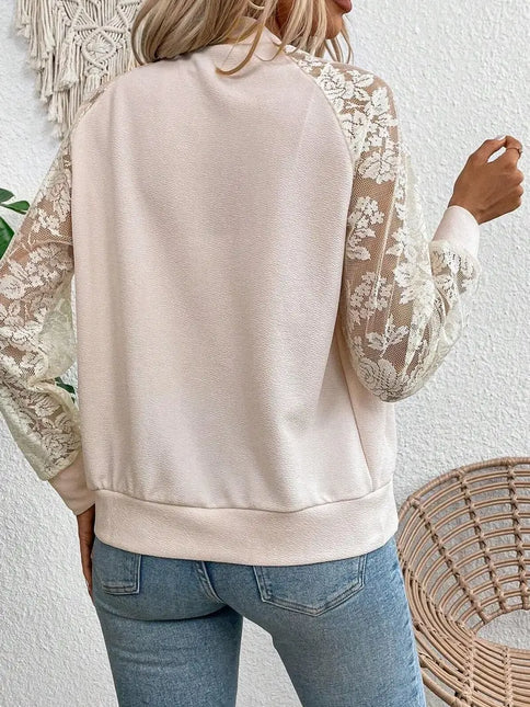 NINEXIS Lace Baseball Jacket