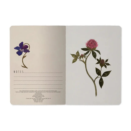 BV by Bruno Visconti Small Notebook Symmetrical Floral