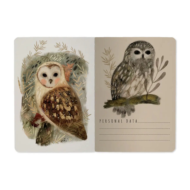 BV by Bruno Visconti Small Notebook Owls