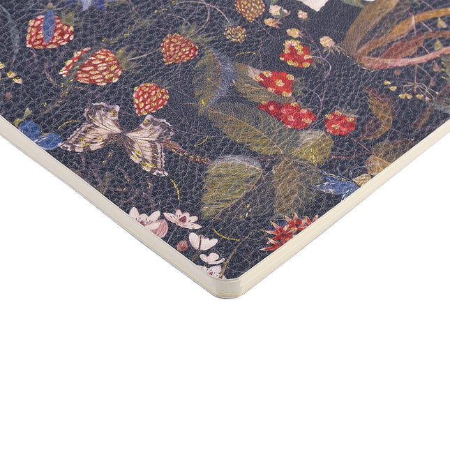 BV by Bruno Visconti Vegan Leather A5 Notebook - Forest Flowers