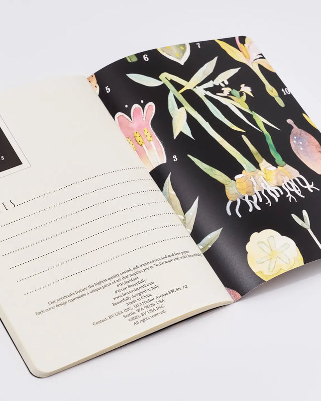 BV by Bruno Visconti A5 Notebook - Botany