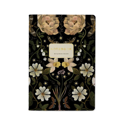 BV by Bruno Visconti A5 Notebook - Night Garden