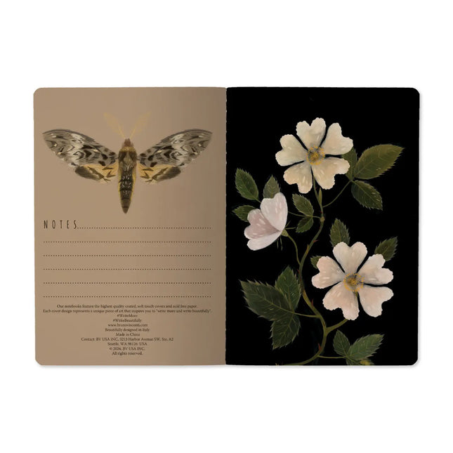 BV by Bruno Visconti A5 Notebook - Night Garden