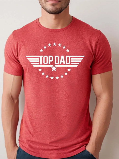 Mugsby Top Dad Men's Shirt - Red