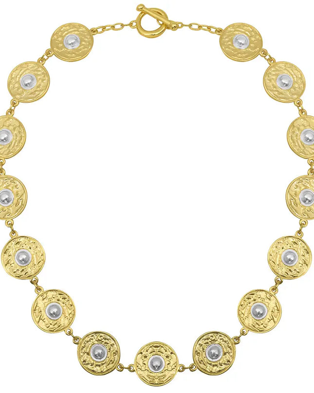 Roman Coin Collar Necklace
