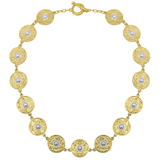 Roman Coin Collar Necklace