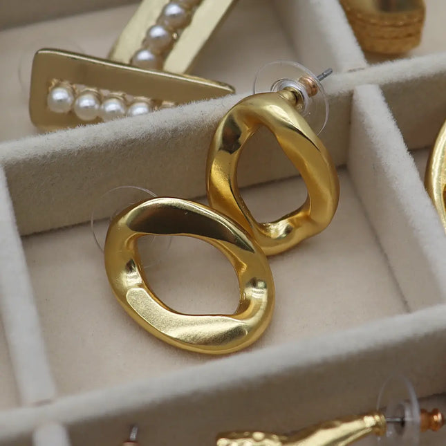 Link Stud Earrings