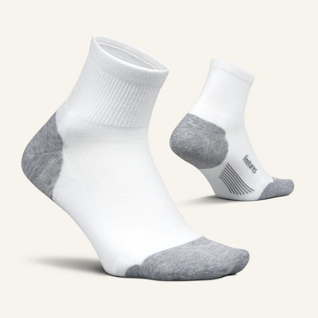 Feetures Elite Max Cushion Quarter - White