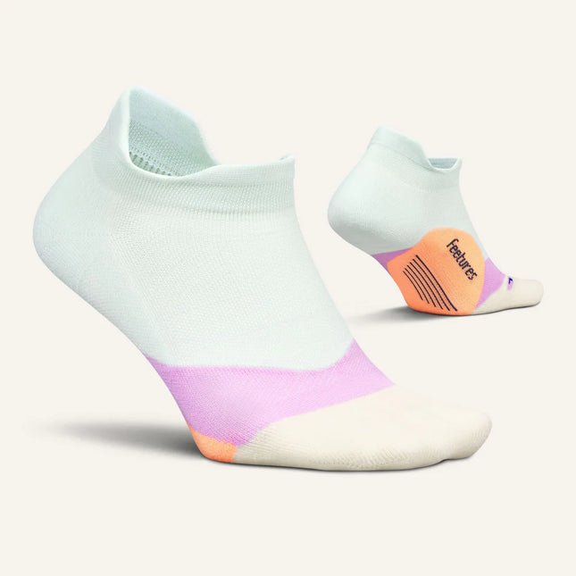 Feetures Elite Light Cushion No Show Tab - CRISP MINT