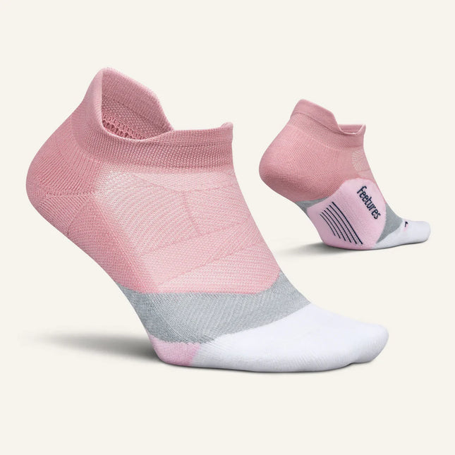 Feetures Elite Light Cushion No Show Tab - Pink Orchard