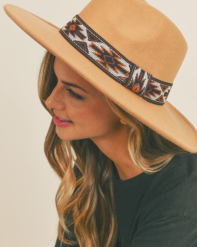 Hana Tribal Band Panama Hat