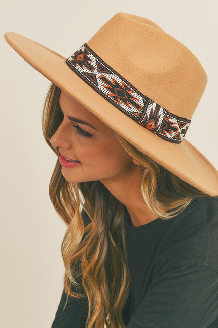Hana Tribal Band Panama Hat