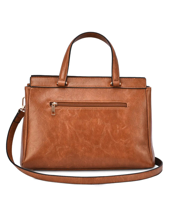 MELLOW WORLD Salome 3D Embossed Floral Satchel