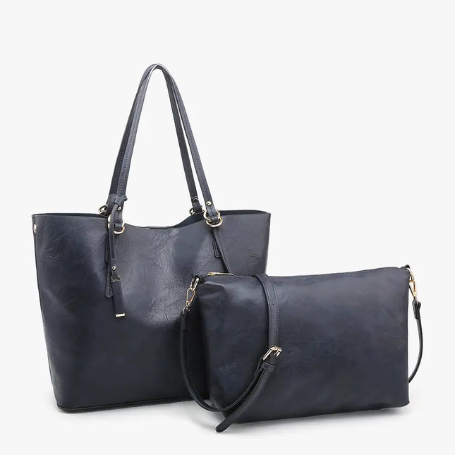JEN & CO Iris 2-in-1 Tote Bag - Navy