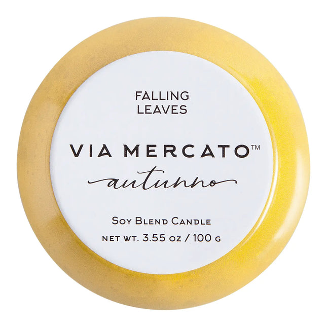 VIA MERCATO - Autunno Candle - Falling Leaves