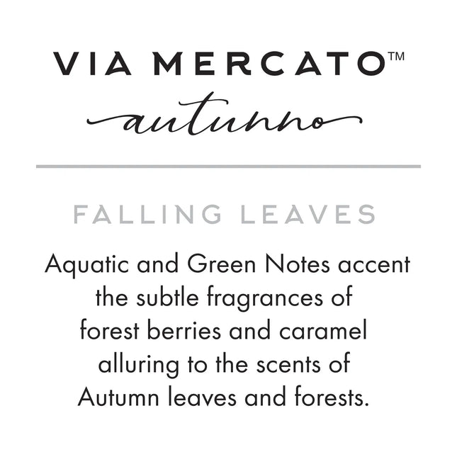 VIA MERCATO - Autunno Candle - Falling Leaves