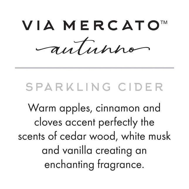 VIA MERCATO - Autunno Candle - Sparkling Cider