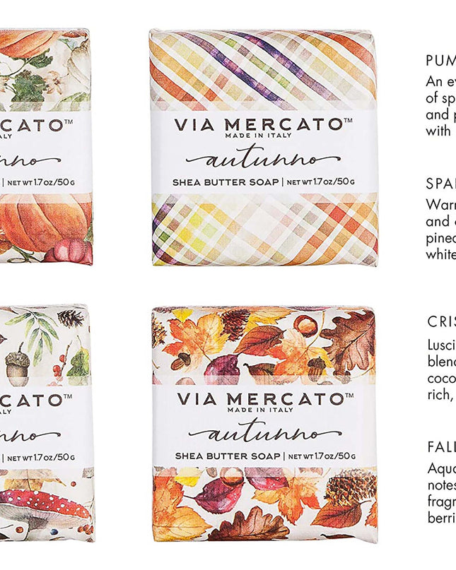 VIA MERCATO -  Autunno Mini Soap Assortment