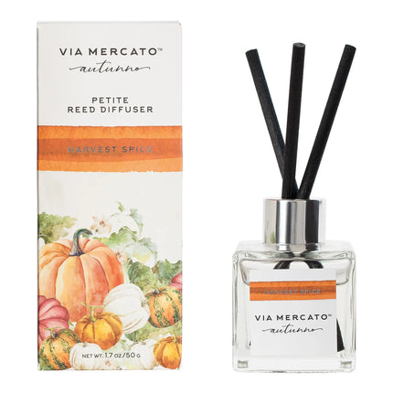 VIA MERCATO - Autunno Petite Reed Diffuser - Harvest Spice