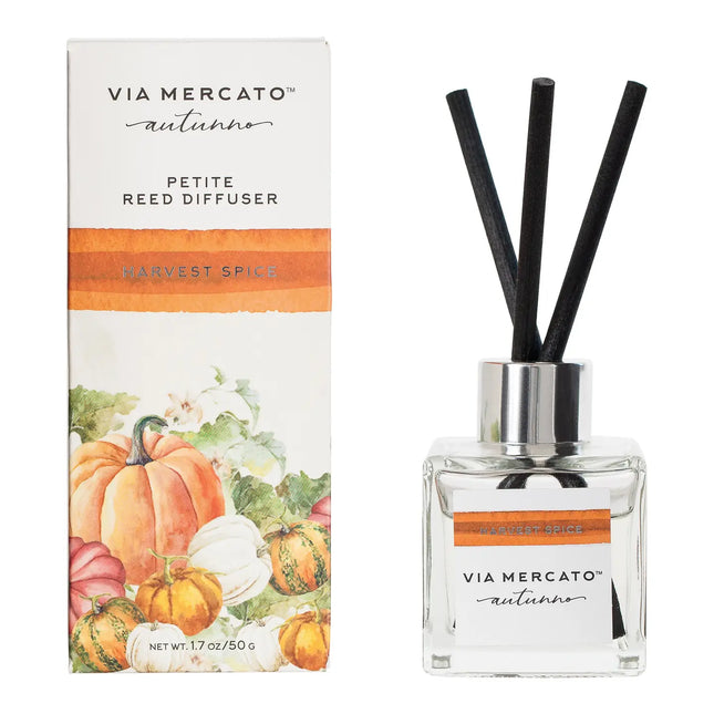 VIA MERCATO - Autunno Petite Reed Diffuser - Harvest Spice