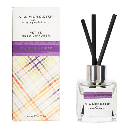 VIA MERCATO - Autunno Petite Reed Diffusers - Sparkling Cider