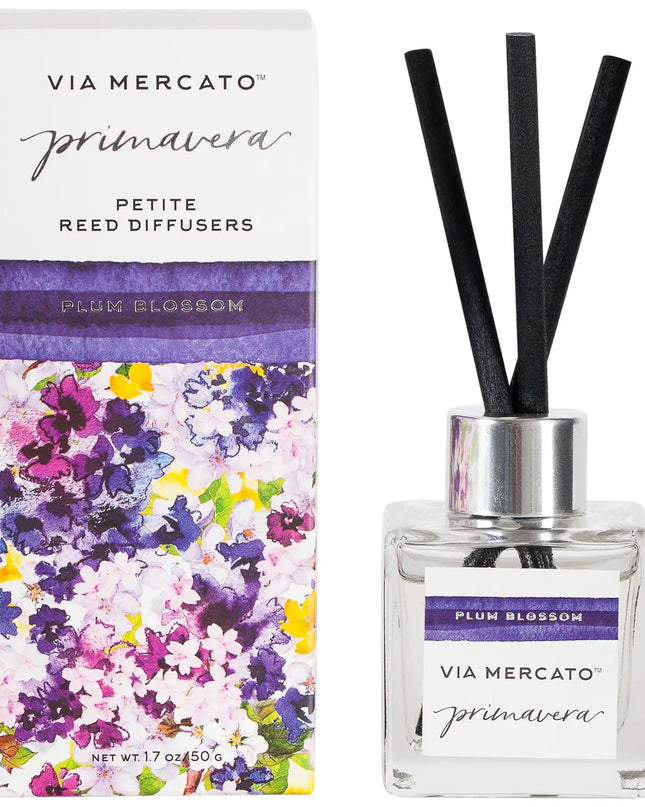 VIA MERCATO - Primavera Reed Diffuser - Plum Blossom