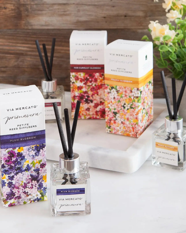 VIA MERCATO - Primavera Reed Diffuser - Plum Blossom