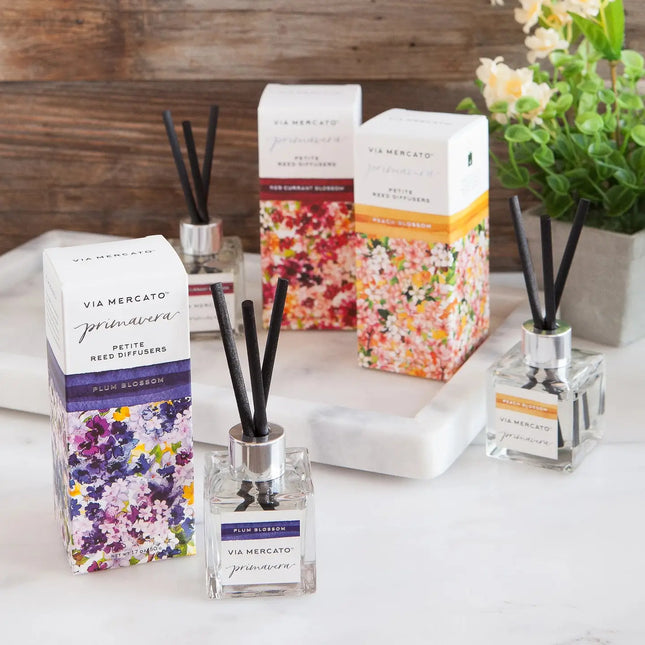 VIA MERCATO - Primavera Reed Diffuser - Plum Blossom