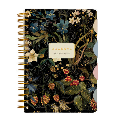 BV by Bruno Visconti Art Journal A5 - Forest Flowers