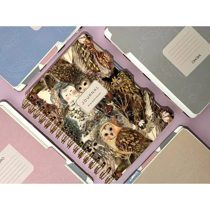 BV by Bruno Visconti Art Journal A5 - Owls