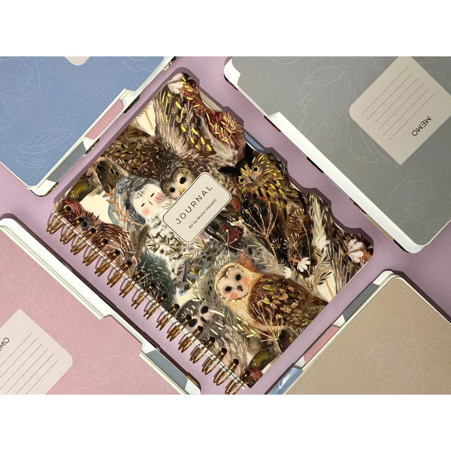BV by Bruno Visconti Art Journal A5 - Owls
